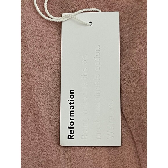 NWT Reformation Winslow Wrap Maxi Dress in Blush Size Medium - Picture 11 of 12